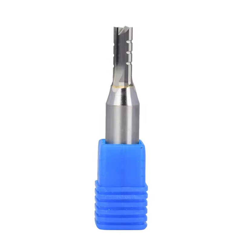 Broca de carburo sólido TCT de tres filos, fresa recta para madera, fresadora CNC