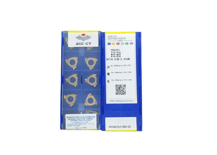 Carburo de tungsteno original que rosca los partes movibles RT16.01W-3.00GM YBG201 para el acero que trabaja a máquina