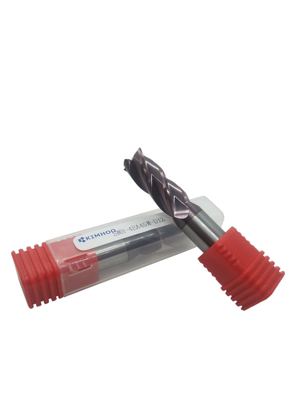 Productos sólidos del carburo de tungsteno del molino de extremo del carburo de KIMHOO SMH-4EA45M-D12