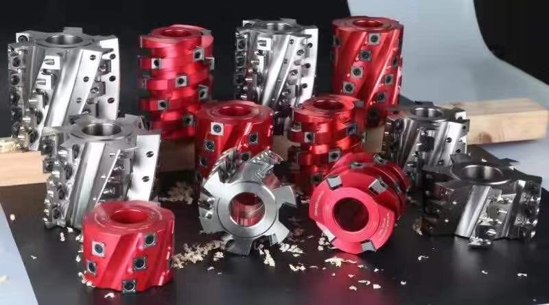 Acero de Plum Blossom Type Spiral Cutterhead o material de la aleación de aluminio